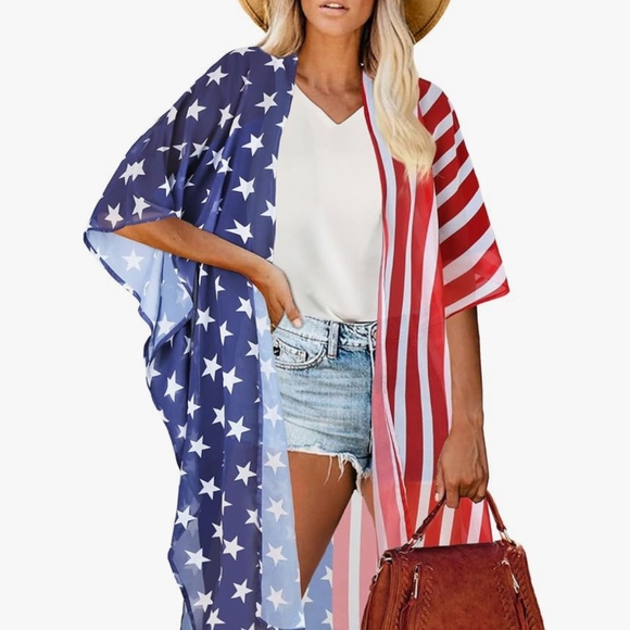 American flag kimono - Picture 1 of 3